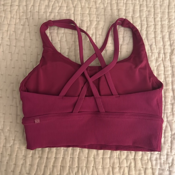 Lululemon magenta sports bra size 6 - Picture 2 of 2
